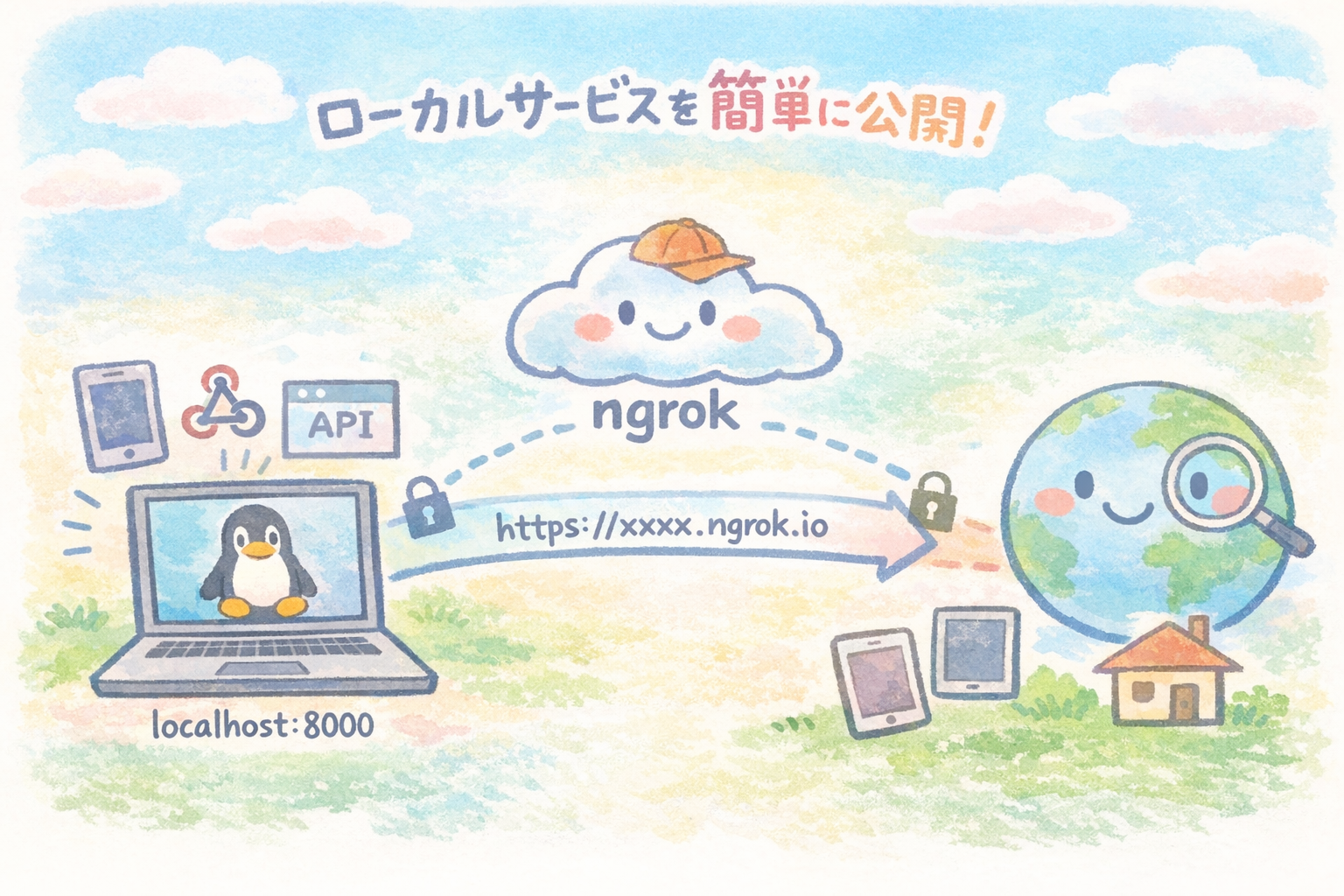 ngrokとは？ 役割とUbuntu 24.04でのインストール・使い方を解説