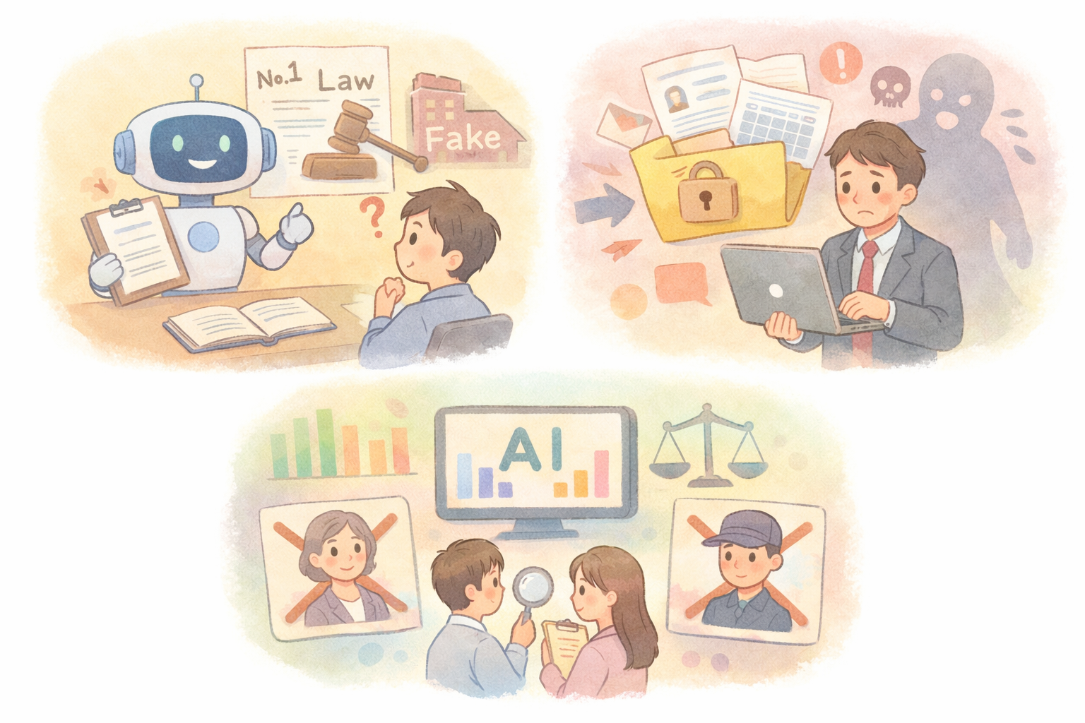 AI利用で注意すべき3つの問題を「問題形式」で理解する