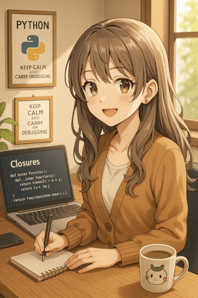 【Python】クロージャーって何だろう？