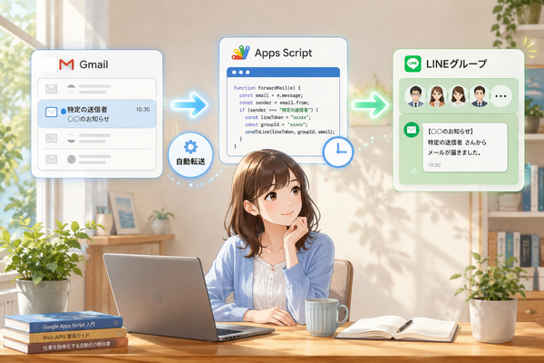 Gmailの特定メールをLINEグループへ自動転送する方法【Google Apps Script＋Messaging API】